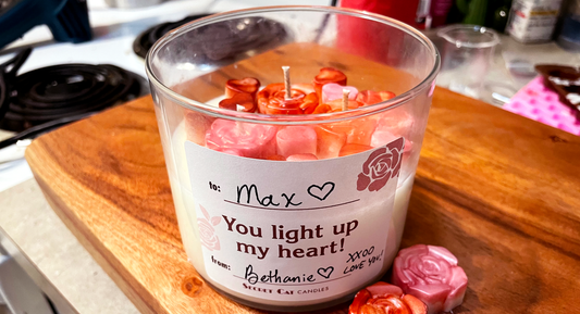 How To Make A Cute Candle for Your Valentine